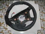 Lederlenkrad in Arbeit Lederlenkrad in Arbeit